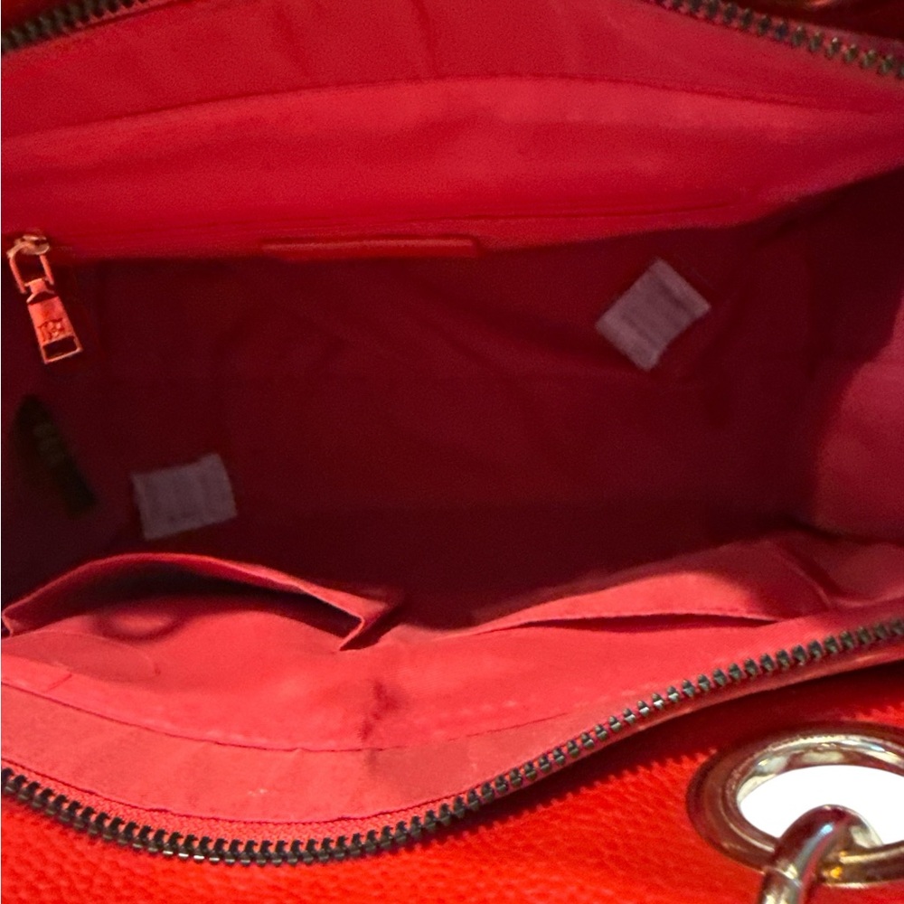 Elegant Badgley Mischka NWT Red Tote Handbag - Picture 5 of 8